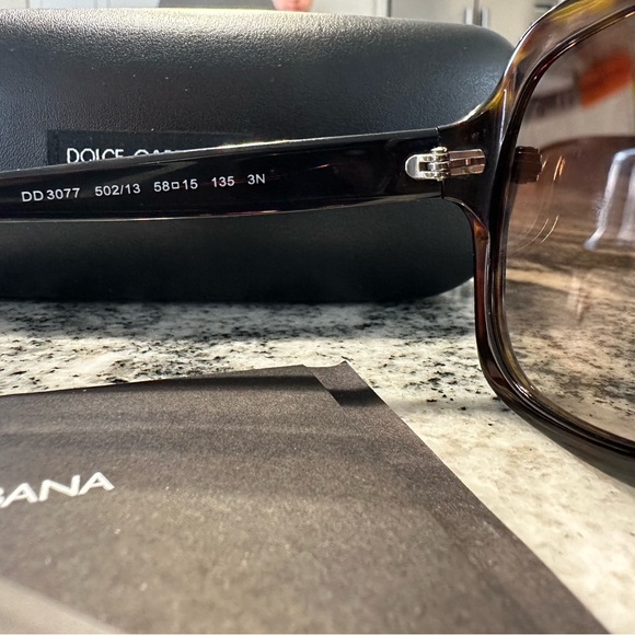 DOLCE & GABBANA Havana Brown Gradient Sunglasses DD3077 new w/out tag immaculate main image 6